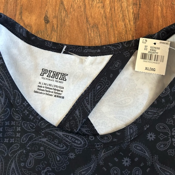 NWT PINK Women’s Cropped Long-Sleeve Workout Top, Size XL - Picture 2 of 5